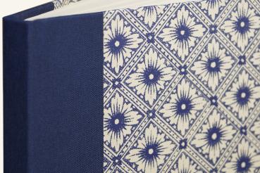 Blue photo album "Loisl", retro album, handmade